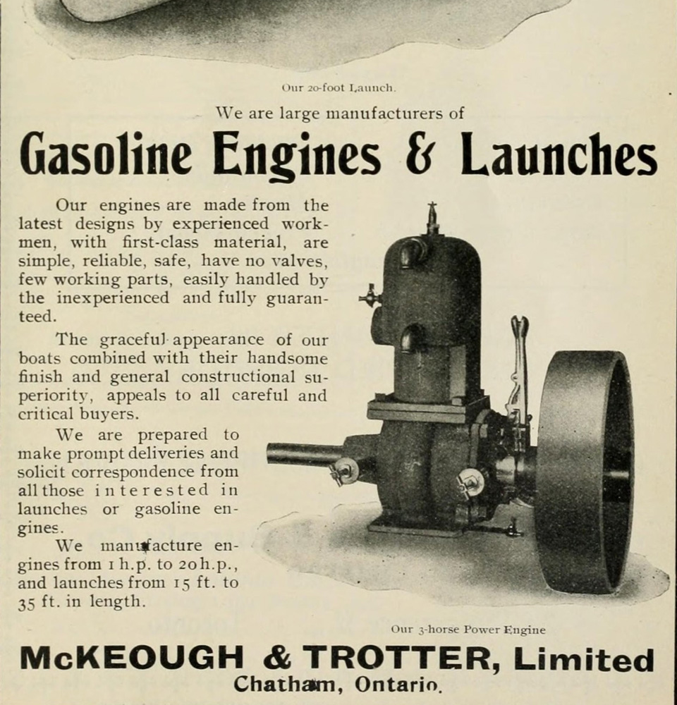 McKeough & Trotter Limited Engines and Launches